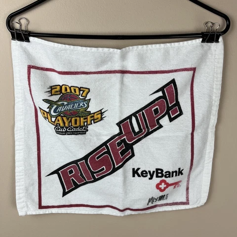 Cleveland Cavaliers 2007 Playoffs Rally Towel Cavs Rise Up NBA Basketball Lebron Cover