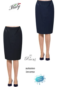 Gonna donna tubino elegante in CADY autunnale foderata made in Italy RACAL-B - Bild 1 von 11