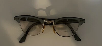 Monturas de gafas de aluminio gris vintage Shuron 5,5 1/10 12K GF años 50 Foto 1 de 4