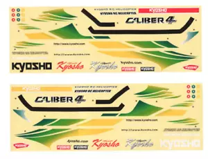 Dekorbogen RC Helikopter CALIBER 4 Aufkleber Ersatzteil Kyosho CA-3107 CA3107 - Bild 1 von 1
