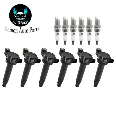 6pcs Ignition Kit For Toyota Highlander Camry Sienna 3.0L V6 2001-2003 UF506 - Image 1 of 4