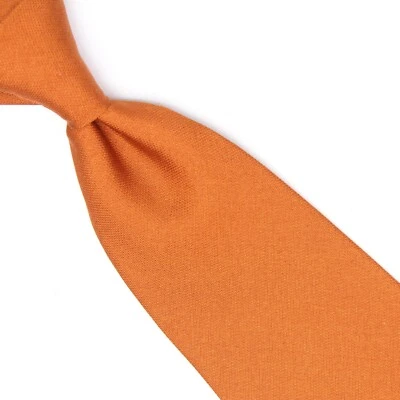 复古古驰男式丝绸领带青铜棕色蓝色围巾尖领带Monogram意大利 — 第 1/4 张图片