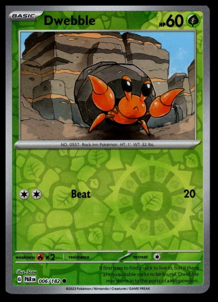 SV04: Paradox Rift #006/182 Dwebble - Image 1 of 1