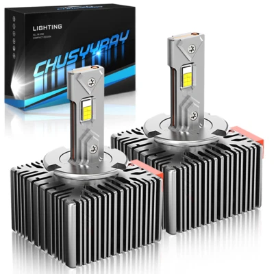 2 件 D5S D5R LED 车头灯灯泡 6000LM 6000K 适用于雪佛兰 CHEYENNE 2016 2017 2018 — 第 1/4 张图片