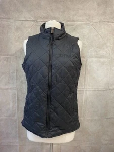 Weatherproof Vintage Quilted Vest Black Full Zip Women's Size M - Picture 1 of 7