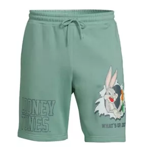 Looney Tunes Men’s Jogger Shorts Sz Large - Picture 1 of 3