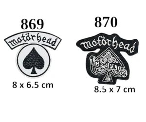 Motorhead band Badge Sew On Iron On Clothes Shirts jackets New Patch Badge music - Picture 1 of 2