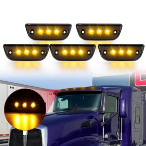 Amber LED Roof Cab Marker Signal Light For Peterbilt 579 Kenworth T680 T770 T880 - Picture 1 of 12