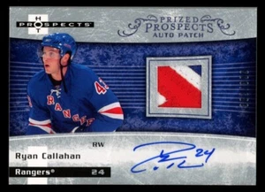 2007 2007-08 Hot Prospects Jersey Auto Rookie #229 Ryan Callahan 383/399 Rangers - Picture 1 of 3