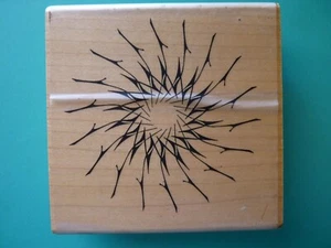 Sello de goma celestial espiral Sun DEWEY INKUM & HOWE - Imagen 1 de 2