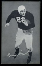 1948-52 Football Exhibit Norman Standlee EX+ SP LOOK!