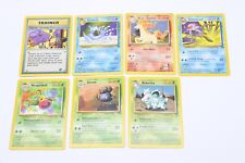 P28 1999 Lot of 7 Pokemon Cards w/ one 1st Edition (Blaine's Rapidash)