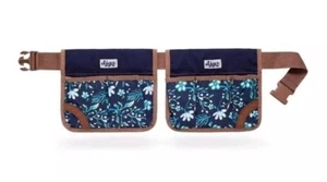 Cinturón de herramientas de jardinería Digz para mujer medianoche floral lona talla única lavable clipon - Imagen 1 de 6