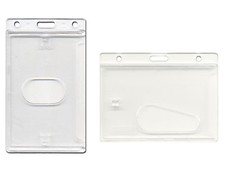 ID Pass Badge Card Holder Enclosed Oyster Holder Secure Enclosed for Keys USB