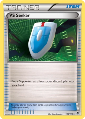 1x VS Seeker 109/119  XY Phantom Forces Pokemon TCG Card NM - Image 1 of 1