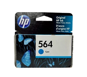 Original HP 564 Tintenpatrone CYAN Desk Jet Ablaufdatum JUN 2018+ - Bild 1 von 1