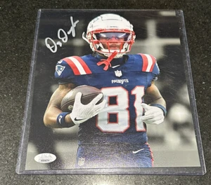 Demario Douglas signed 8x10 photo Patriots JSA Witnessed Autographed COA - Picture 1 of 2