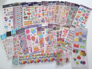 35 Neu in Verpackung verschiedene GEBURTSTAGSAUFKLEBER Jolees Sticko SandyLion Sticker König mehr #32 - Bild 1 von 5