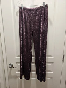 SOMA LAVENDAR CRUSHED VELVET LOUNGE PANT SIZE S - Picture 1 of 4