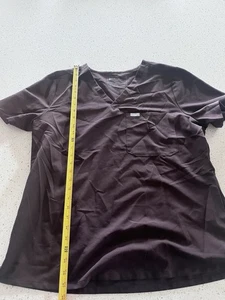 FIGS Nursing Scrubs Top Technical Collection Brown XL - Picture 1 of 6