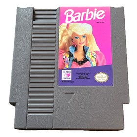 Barbie (Nintendo Entertainment System, 1991) NES Video Games Cartridge Tested