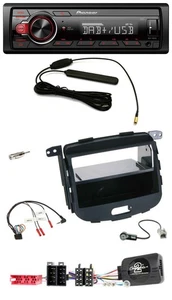 Pioneer MP3 DAB 1DIN Lenkrad USB Autoradio für Hyundai i10 09-13 schwarz Rubber - Bild 1 von 12