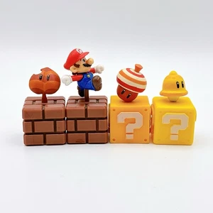 Choco Egg Super Mario Mini Figure Set Block Miniture Furuta Japan - Picture 1 of 8