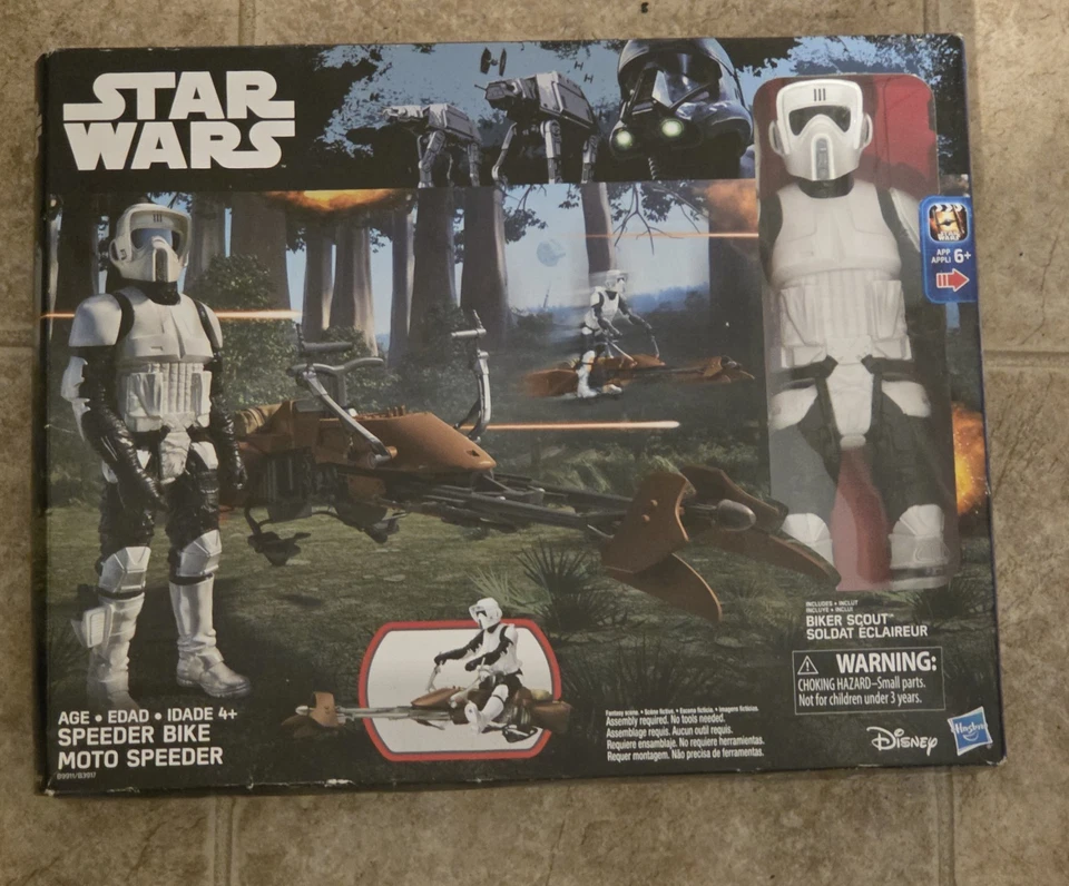 Star Wars Speeder Bike & Biker Scout 12” Figura El Retorno del Jedi Foto 1 de 1