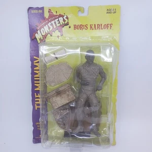 1998 SIDESHOW TOYS UNIVERSAL MONSTERS 8" BORIS KARLOFF MUMMY FIGUR SERIE 1 NEU IM KARTON - Bild 1 von 9