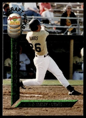 1994 Signature Rookies Draft Picks Tommy Davis Baltimore Orioles #47 - Image 1 of 2