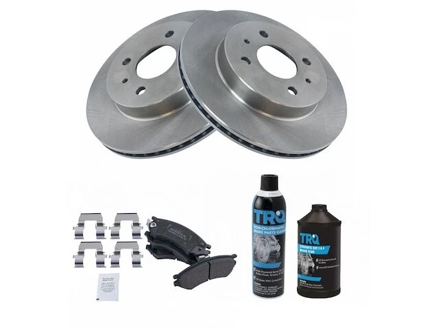 Kit de pastillas de freno delanteras y rotor para 1993-2002 Saturn SC2 1994 1995 1996 SX926YK Foto 1 de 1
