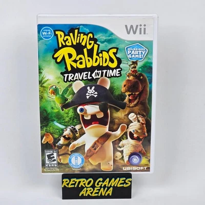 Raving Rabbids: Travel in Time (Nintendo Wii) Case & Disc - Image 1 of 3