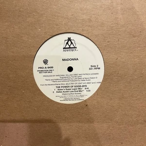 MADONNA 12" THE POWER OF GOOD-BYE 1998 US PROMO  Maverick ‎– PRO-A-9499 VG+ - Bild 1 von 2