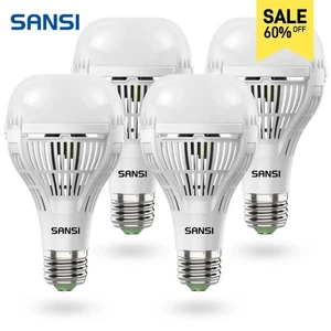 4 Pack LED Light Bulbs 150W Equiv. Energy Efficient 2500lm Bright Daylight SANSI - Picture 1 of 11