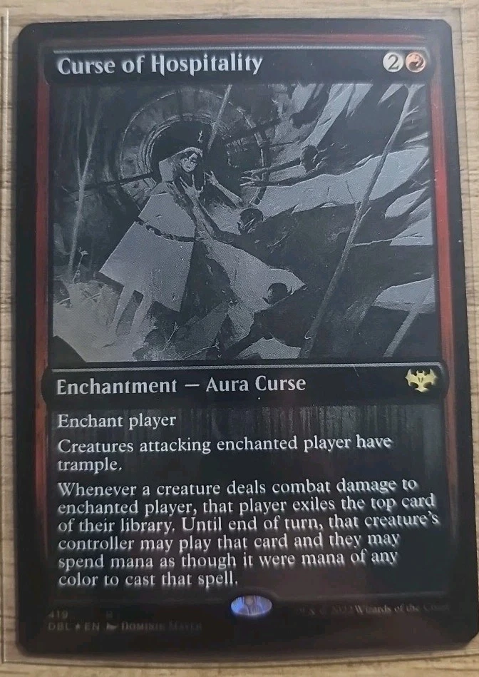 Curse of Hospitality - Innistrad: Double Feature - FOIL - NM - Image 1 of 1