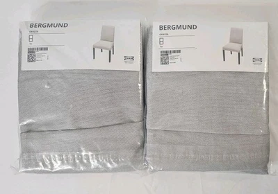 IKEA BERGMUND FUNDA Orrsta Gris Claro Silla Comedor Cubierta Gris Juego de Funda NUEVO Foto 1 de 4