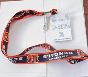 Cincinnati Bengals Smooth Finish Lanyard - Bild 1 von 2
