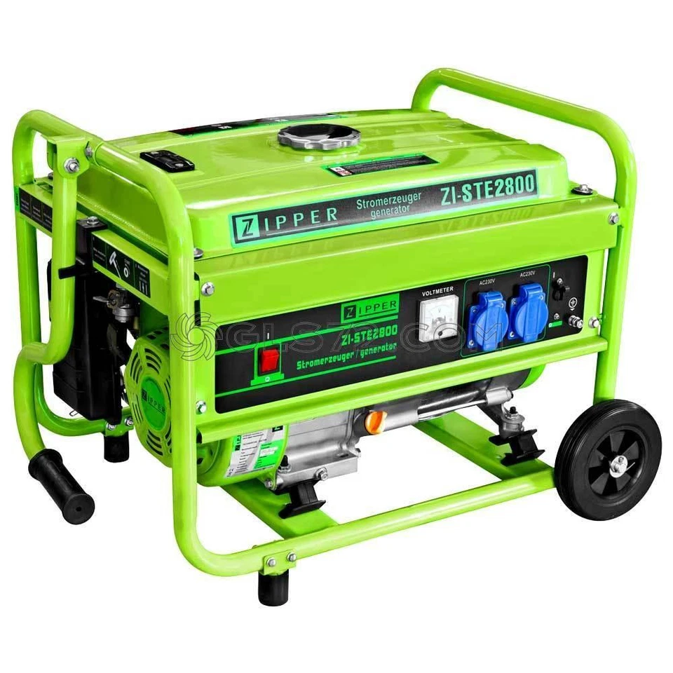 STROMERZEUGER GENERATOR TRAGBAR 2800W 2x230V ZIPPER ZI-STE2800 - Bild 1 von 1