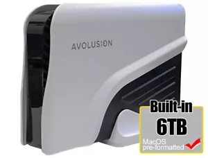 Avolusion PRO-Z Series 6TB USB 3.0 External Hard Drive for MacOS & Time Machine - Picture 1 of 5