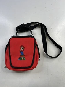 Nintendo DS Super Mario Embroidered Red Travel Carrying Case - Picture 1 of 5