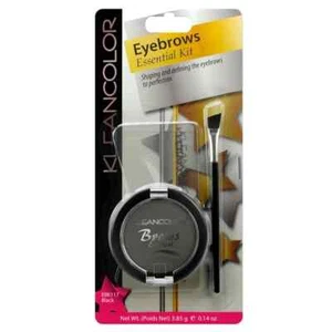 KleanColor Eyebrow Kit - Black -3 Stencils, 1 Eyebrow Powder, 1 Brush Kit Auburn - Picture 1 of 3