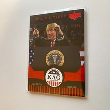 Donald J. Trump 2020 Decision Keep America Great KAG Duluth Red Card 1/1 #KAG5