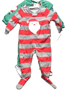 Just One You One-Piece 12M Set di 2 Babbo Natale Rosso Verde Zip (X12 - Foto 1 di 16