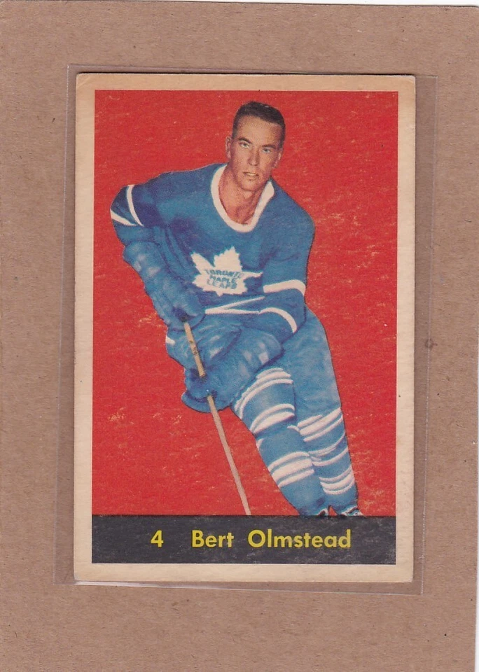 1960-61 PARKHURST HOCKEY BERT OLMSTEAD #4 MAPLE LEAFS EX *A32470 - Image 1 of 1