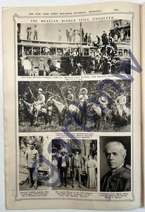 EMILIANO & EUFEMIO ZAPATA 1915 RIVOLUZIONE MESSICANA PITTORICO + REGINALD WARNEFORD - Foto 1 di 2