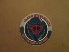 WCHL Idaho Steelheads Vintage Circa 1997 Team Logo Hockey Sticker
