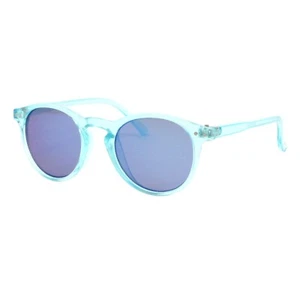 Kid's Sunglasses Girl's Fashion Round Keyhole Frame UV400 Mirror Lens - Picture 1 of 25