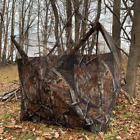 Portable Quick Setup Lightweight Camouflage Pop Up 3-Sided Ground Hunting Blind