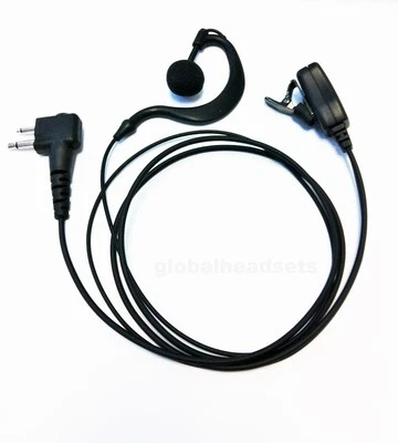 For Motorola Radio Earpiece Over Ear Microphone and Push to Talk 2 Prong Plug - Image 1 of 4