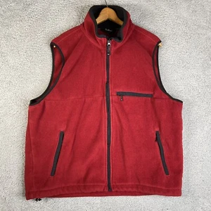 Eddie Bauer Polartec Weste Large weinrot ärmellos Herren Large - Bild 1 von 5